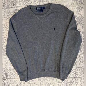 Ralph Lauren Men's Charcoal Crewneck Sweater